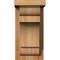 Ekena Millwork New Brighton Rough Sawn Corbel w/Backplate, Western Red Cedar, 6"W x 8"D x 12"H COR06X08X12NEB01RWR - alternate 2